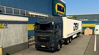 Euro Truck Simulator 2  Ultra Graphics 4K  Quick Job  Linköping 🇸🇪  Oslo 🇳🇴  Man  DSV [upl. by Immaj380]