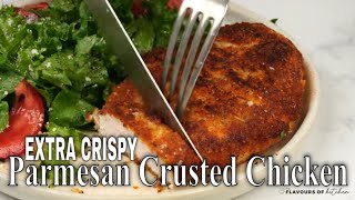 Parmesan Crusted Chicken Recipe [upl. by Richara]