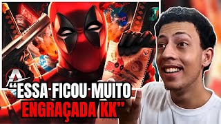 CHUTAR JESUS Reagindo a Deadpool Finge que é Jujutsu Ado ado ado  AniRap [upl. by Naujad]