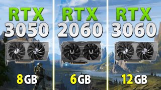 RTX 3050 vs RTX 2060 vs RTX 3060  Test in 9 Games [upl. by Debra]