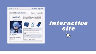 interactive site carrd tutorial [upl. by Indys]