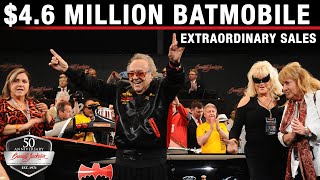 46 Million Batmobile With George Barris  BARRETTJACKSON 50th ANNIVERSARY [upl. by Dittman]