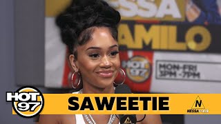 Saweetie Shares Foxy Brown DMs  Tearfully Explains Her Parents Apology [upl. by Luebke]