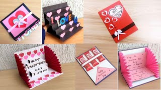 DIY  Valentines Day Cards  Handmade Cards for Valentine’s Day  Love Cards [upl. by Jannery]