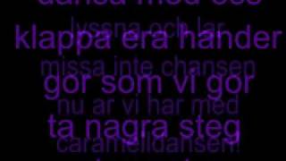 Caramelldansen Swedish lyrics [upl. by Novj]