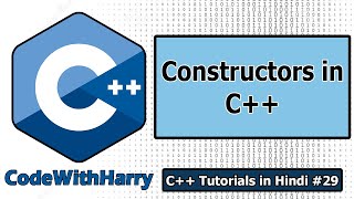 Constructors In C  C Tutorials for Beginners 29 [upl. by Ojyma]