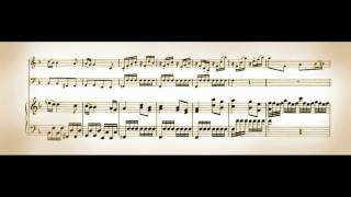 Mozart  Sonata per clavicembalo e violinoflauto in Fa magg KV13 [upl. by Kcim]