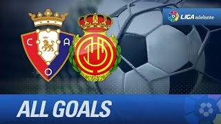 Todos los goles de Osasuna 64 RCD Mallorca  HD [upl. by Kitarp]