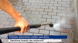 TRINKELIU PLOVIMAS VALYMAS FLOOR TILE CLEANING [upl. by Yleik569]