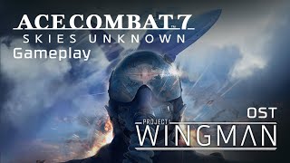 Ace Combat 7  ADFX10 encounter but quotDaedalusquot Project Wingman soundtrack [upl. by Nagiem720]