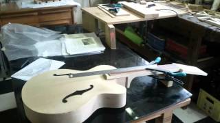 Building an Archtop Jazz Guitar 2012 [upl. by Annasus632]