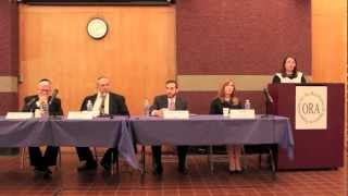 YU Agunah Panel 2012 [upl. by Airamana]