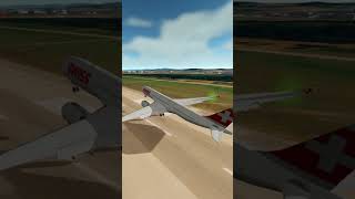 Butter landing geofs airbus plane butterlanding landing swiss001landingsa330 GeoFS [upl. by Nam]