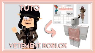 TUTO  Créer des vêtements sur Roblox [upl. by Archambault]