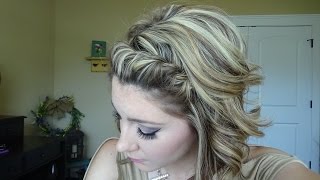 EASY 2 strand braid that ANYONE can do [upl. by Hillard]