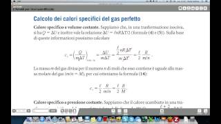 Calore specifico dei gas perfetti [upl. by Beaulieu]