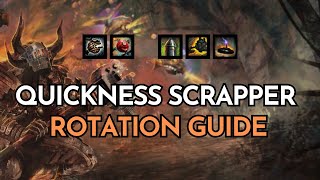 GW2 Power Quickness Scrapper PvE DPS Rotation Guide [upl. by Anairuy]