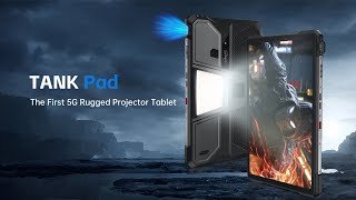 TANK Pad – The First 5G Rugged Tablet with Builtin Projector [upl. by Eldred116]