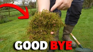 Best way to get rid of moss from ANY lawn [upl. by Atrebor]