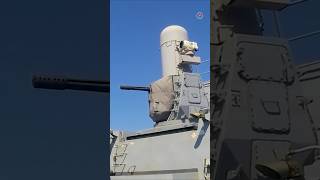 4500 rounds per minute Phalanx CIWS in Action [upl. by Eibbob]