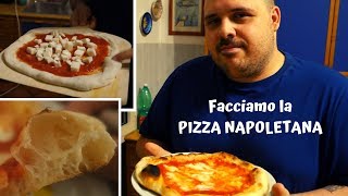 PIZZA VERACE NAPOLETANA fatta in casa la mia ricetta Impasto lievitazione stesura e cottura [upl. by Notlim35]