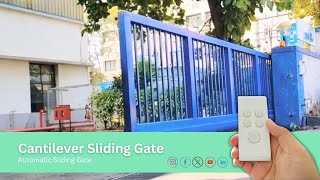 Automatic Cantilever Sliding Gate  Trackless Sliding Gate  Sliding Gate Motor  Nirmal Automation [upl. by Ecnatsnok660]