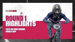 Sakarya  Round 1 Highlights  2023 UCI BMX Racing World Cup [upl. by Eecak233]