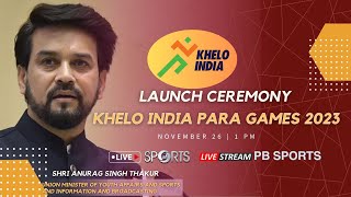 Launch Ceremony  Khelo India Para Games 2023 New Delhi  Doordarshan Sports [upl. by Leugim]