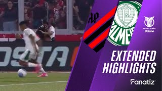 Athletico Paranaense vs Palmeiras 02 I Game Highlights I Brasileirão 2024 [upl. by Haleemaj]