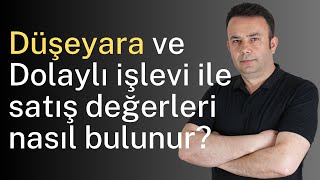 Excel Düşeyara ve Dolaylı işlevi ile satış değerleri nasıl bulunur  377video  Ömer BAĞCI [upl. by Aryajay950]