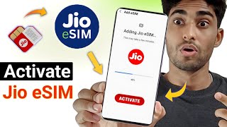 Jio eSIM Activation Online  Jio eSIM kaise activate kare [upl. by Darelle]