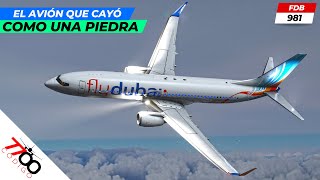 El Avión que cayó en picada a 800 KPH  Vuelo 981 de FlyDubai [upl. by Aretahs]