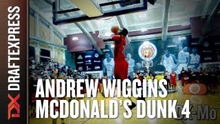 Andrew Wiggins  2013 McDonalds All American Dunk Contest  Dunk 4 [upl. by Coady]