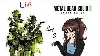 Metal gear solid 3 Snake Eater live Hard part 3 with commentary [upl. by Merton128]