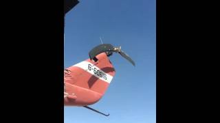 Display Helicopter tail rotor in 50mph wind [upl. by Chaffee]