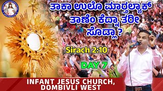 HAS THE LORD EVER IGNORED ANYONE WHO PRAYED TO HIM  Sirach 210  Day 7 Special Adoration 10 Nov [upl. by Adamsun]