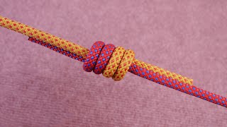 Rope connection knot knotting method [upl. by Eula]