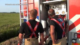 09 07 2013 Oefening en testen WTS 500 Brandweer Wapenveld [upl. by Dolly]