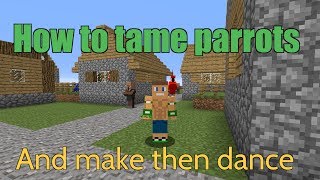 How to tame a parrot in minecraft [upl. by Giffie]