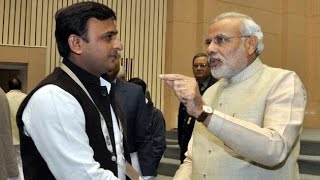 Akhilesh Yadav Speaks after Meeting PM Narendra Modi in Parliament [upl. by Eladal]