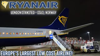 THE RYANAIR UK EXPERIENCE  London Stansted  Oslo Gardermoen [upl. by Relyhcs]