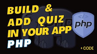 Quiz in php  With Code  Full Guide  Add in your website [upl. by Vanthe873]