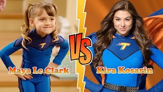 Kira Kosarin Phoebe Thunderman VS Maya Le Clark Chloe Thunderman Transformation ★ 2023 [upl. by Ajnotal]