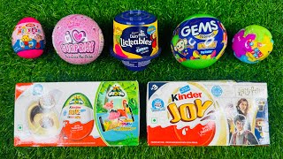 Surprise Kinder Joy And Lickables Opening  Box Of Surprise Gifts Candies  ASMR [upl. by Hairom]