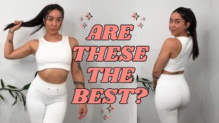 rating and reviewing the BEST amp WORST activewear LEGGINGS EDITION [upl. by O'Conner474]