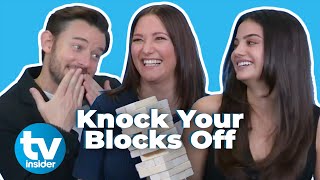 The stars of THE WAY HOME play KNOCK YOUR BLOCKS OFF and share onset memories amp more  TV Insider [upl. by Pierette325]