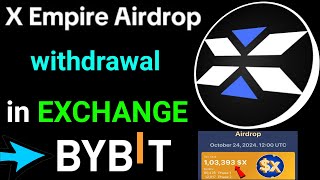 XEmpire Airdrop withdrawal X TOKEN Step By Step [upl. by Whit]