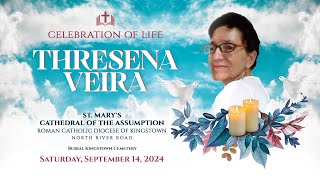 Celebration of life Thresena Veira [upl. by Yajnas]