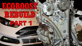 20 EcoBoost Engine Rebuild  Part 1  Initial Teardown [upl. by Ahsilla]