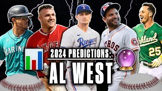 Exactly How The AL West Will Go In 2024 [upl. by Attennyl242]